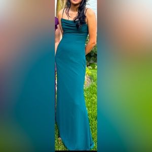 Beautiful emerald green dress